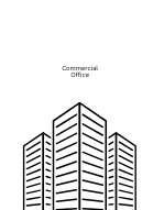 Commercial offices lobby with contemporary architecture
